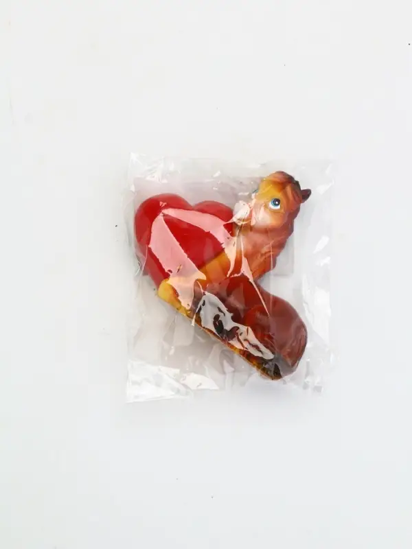 Сувенир новогодний &laquo;Лошадь с сердем&raquo;, 5.5 х 6.5 см