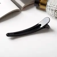 Зажим для волос &laquo;Лорен&raquo;, глянец, 12 см, чёрный