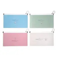 Пенал на молнии формат А65 180 мкр МИКС Пастель