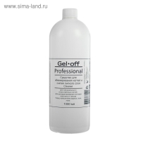 Средство для обезжиривания ногтей и снятия липкого слоя Gel-off Cleaner Professional, 1 л