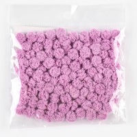 Набор деталей для декора &laquo;Бомбошки&raquo;, 100 шт., размер одной шт. &mdash; 1 см, цвет фиолетовый