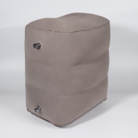 Подушка надувная, 40 &times; 30 &times; 45 см, в чехле, цвет серый