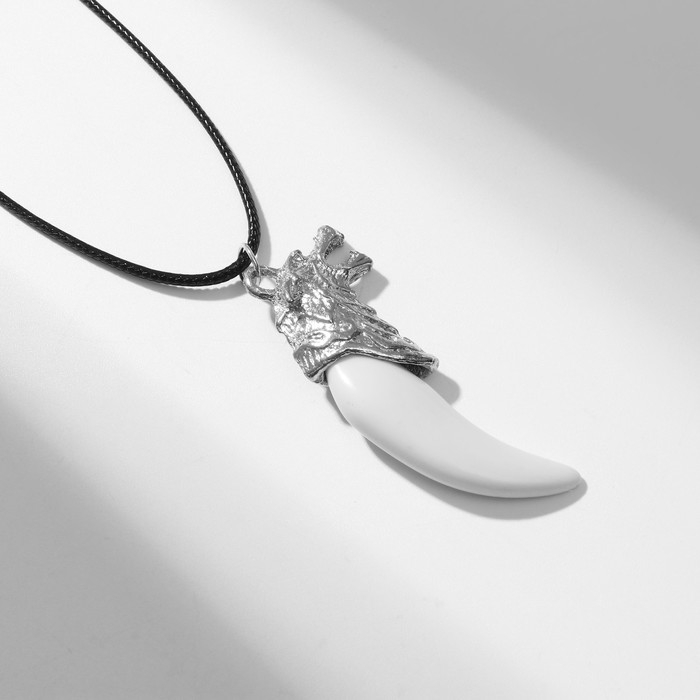 Кулон унисекс &laquo;Клык волка&raquo;, цвет МИКС, 45 см