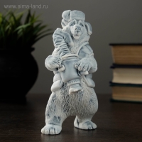 Сувенир "Медведь с самоваром" 14,5см