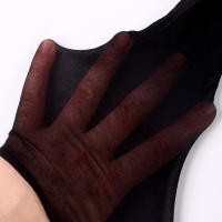 Капрон для кукол и цветов, набор 4 шт., размер 1 шт. &mdash; 45 &times; 6 см, цвет чёрный