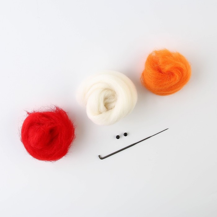 Валяние из шерсти на новый год. Игрушка своими руками &laquo;Снеговик&raquo;, с ёлочным шаром, новогодний набор для творчества