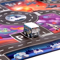 Игровой набор &laquo;Космос&raquo;, 4 инерционные машинки, коврик-дорога