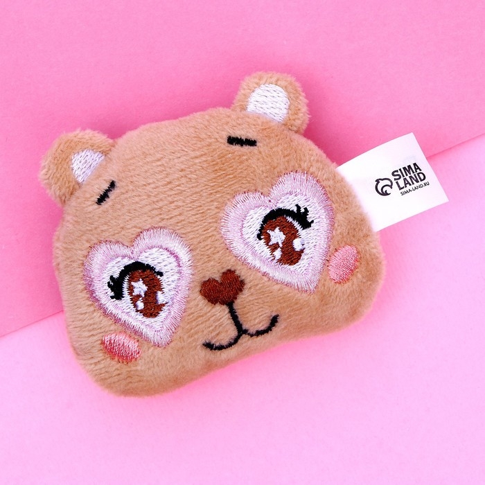 Мягкий магнит &laquo;Не могу налюбоваться тобой&raquo;, медведь