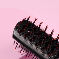 Расчёска массажная, двусторонняя, вентилируемая, 5 &times; 22 см, цвет МИКС