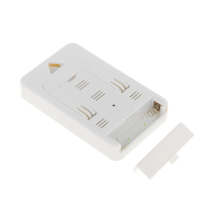 Термометр Luazon LTR-12, электронный, указатель влажности, часы, МИКС