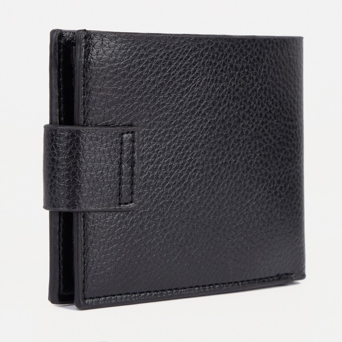 Портмоне мужское на магните, цвет чёрный Портмоне мужское на магните, цвет чёрный
