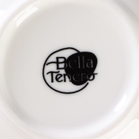 Супница фарфоровая с ложкой на бамбуковой подставке BellaTenero, 450 мл, 15&times;11,5&times;7,5 см, цвет белый