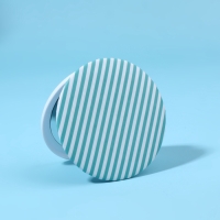 Зеркало складное (2) б/увел ГЕОМЕТРИЯ d7.5см пластик/бумага полосы пакет QF