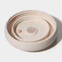 Стакан стеклянный с крышкой и трубочкой &laquo;Бьорн&raquo;, 450 мл