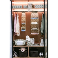 Органайзер подвесной Доляна &laquo;Гэтс&raquo;, 5 отделений, 30&times;15&times;70 см, цвет бежевый