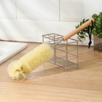 Ёршик для посуды с деревянной ручкой Доляна, 37&times;7 см