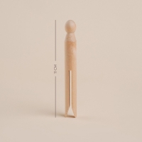 Набор прищепок SL Home, 20 шт, бамбук, 11&times;1,4 см