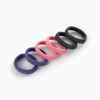 Резинки для волос новогодние &laquo;Милаш&raquo; на Новый год, набор 6 шт, d = 4 см