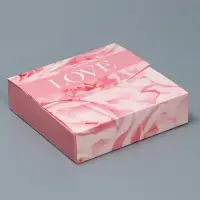 Коробка подарочная складная конверт, упаковка,&laquo;Розы&raquo;, 15 х 15 х 4 см