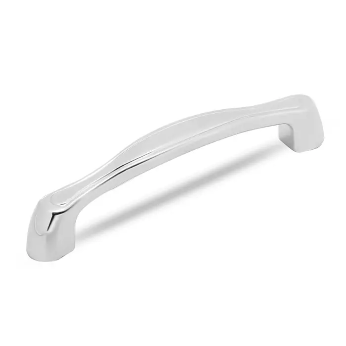 Ручка-скоба мебельная ТУНДРА РС193CP, м/о 96 мм, цвет хром