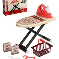 Игровой набор доска для глажения с утюгом 7 предметов, вибрация, вода