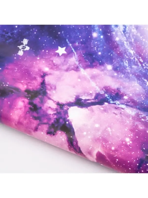 Бумага упаковочная глянцевая &laquo;Космос&raquo;, 50 х 70 см