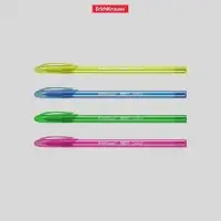 Ручка шариковая ErichKrause Cocktail, игольчатый узел 0.7 мм, чернила синие, одноразовая, МИКС