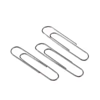 Скрепки 50мм оцинкованные в картонной коробке 50 штук