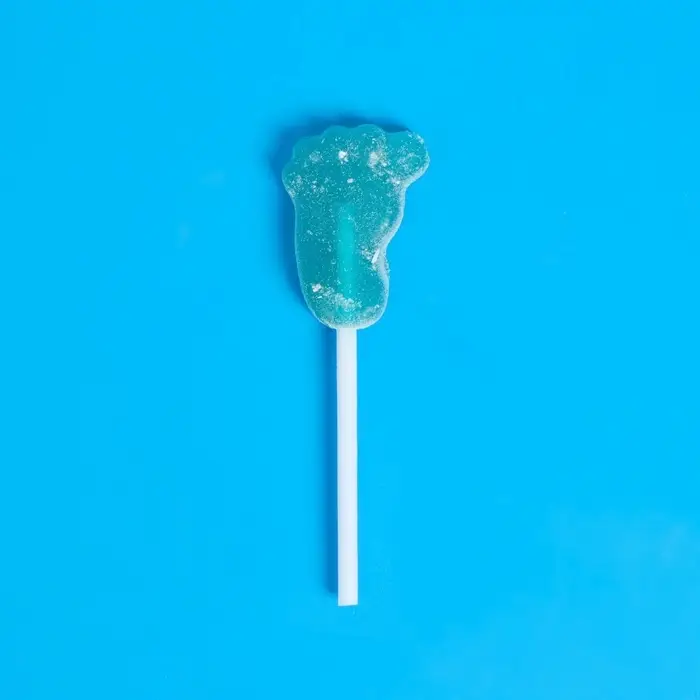 Карамель на палочке с кислой пудрой "Мистер Пяткин", ассорти, 11 г