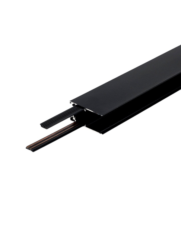 Шинопровод трековый магнитный &laquo;Broad&raquo;, однофазный, открытый монтаж, 1 м, чёрный