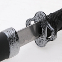 Сув. изделие катаны 3в1 на подставке, ножны кожзам,  черная 47/70/89см