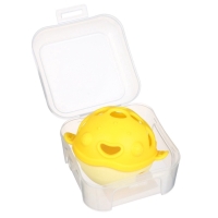 Прорезыватель силиконовый для зубов с погремушкой Крошка Я &laquo;Рыбка&raquo;, в кейсе, желтый