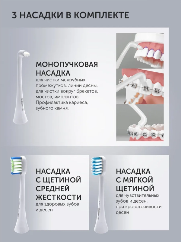 Электрическая зубная щетка PETB 0105 TC