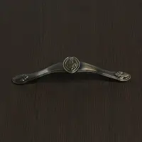 Ручка-скоба мебельная ТУНДРА PC174, м/о 96 мм, цвет бронза