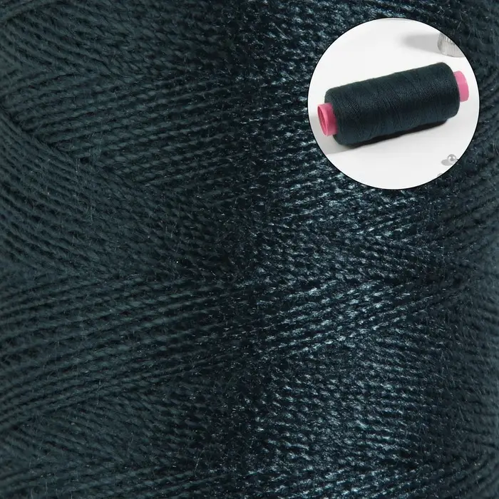 Нитки 40/2, 200 м, тёмно-зелёные №349