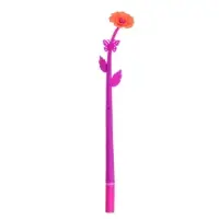 Ручка - прикол гелевая &laquo;Цветы&raquo;, неавтоматическая, узел 0.5 мм, МИКС