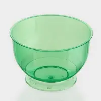 Креманка пластиковая одноразовая для фуршета &laquo;Кристалл&raquo;, 200 мл, зелёная