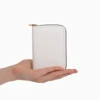 Кошелек жен 07-01-01 Июнь2526, 13*2*9 см, 2 отд+отд/молн, д/карт, белый