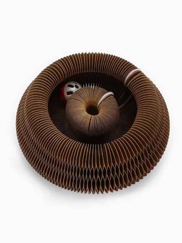 Когтеточка - игрушка "Пижон" из гофрокартона "Бублик", 11 х 11 х 7 см