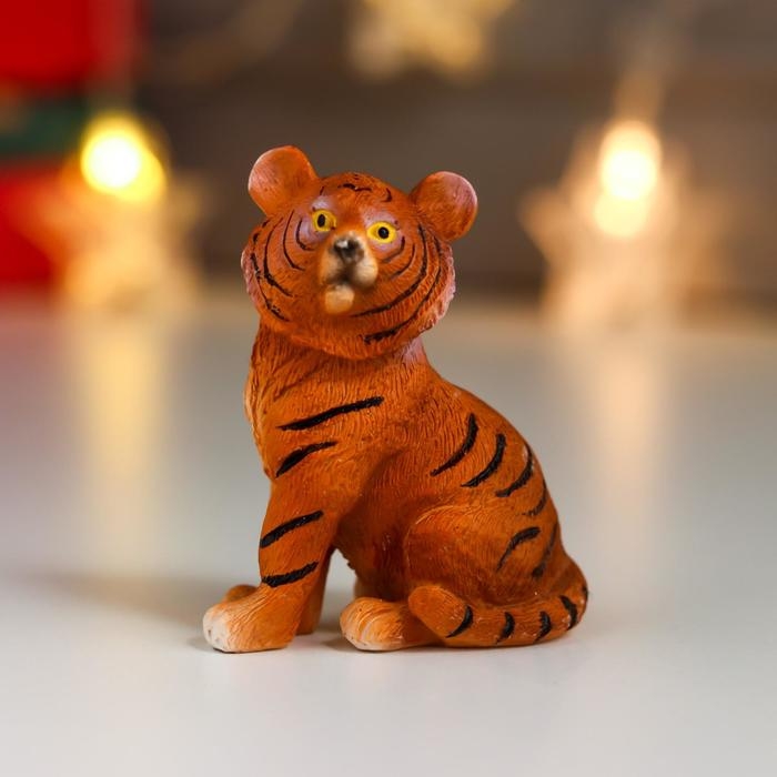 Сувенир полистоун "Тигрёнок" МИКС 7,6х4,5х6 см