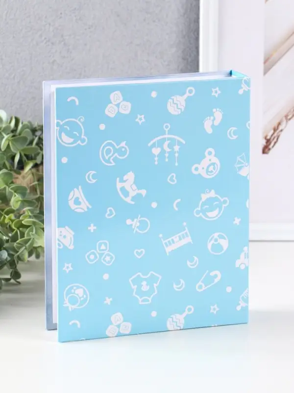 Фотоальбом 200 фото 10X15см, "Детские башмачки", ПП карм.