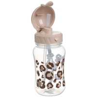 Поильник-непроливайка с трубочкой,от 9 мес., 270 мл., &laquo;Леопард&raquo;, M&B