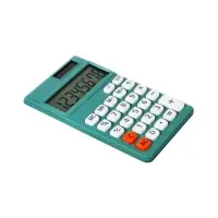 Калькулятор карманный, 08-разрядный, корпус зеленый