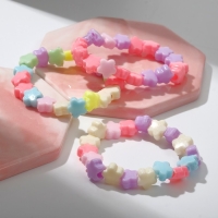 Браслет детский &laquo;Выбражулька&raquo; цветы, цвет МИКС