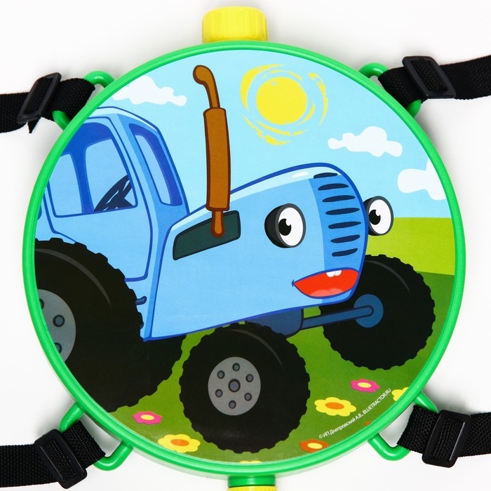 Водный пистолет Водный пистолет "Трактор", ранец-баллон, Синий трактор