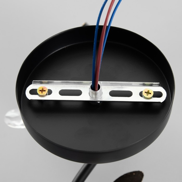 Люстра 2010/2 E27 60Вт черный+золото 37х13х25 см BayerLux