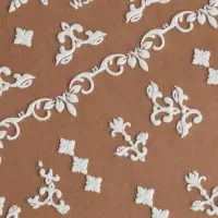 Наклейки для ногтей &laquo;Вензеля&raquo;, объёмные, белые