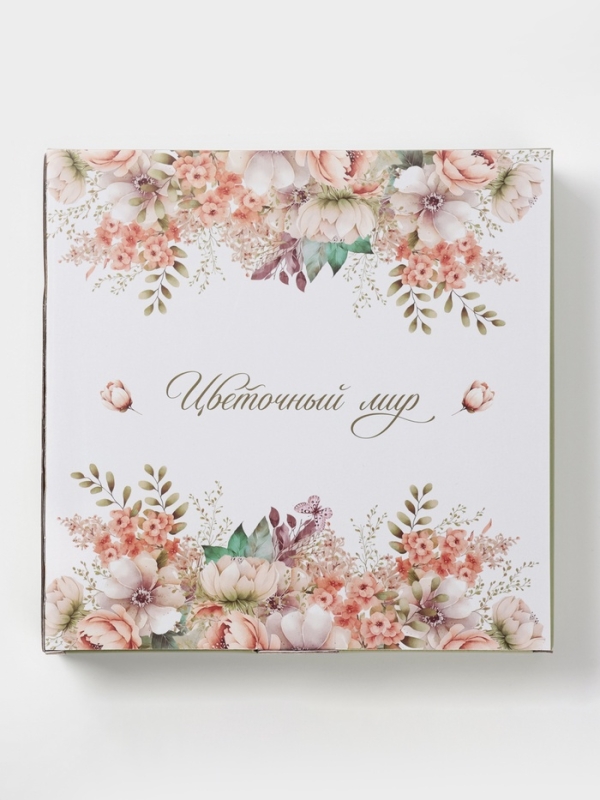 Менажница Доляна "Цветы" цвет белый  5 ячеек 25,5х3 см