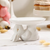 Блюдо для десертов Доляна &laquo;Зайка в золотом&raquo;, 16&times;9,5 см