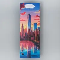 Пакет подарочный, упаковка &laquo;Город счастья&raquo;, 9 х 25 х 8.5 см